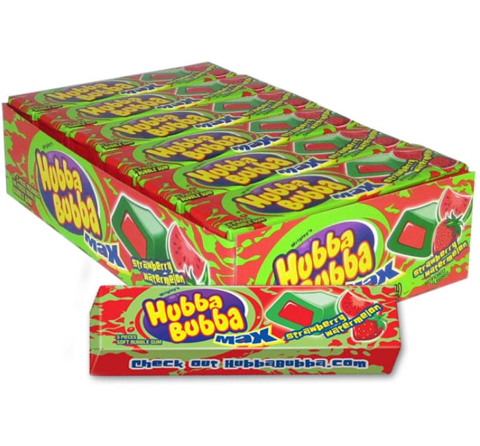 Hubba Bubba Max Outrageous Original Bubble Gum 9ct 