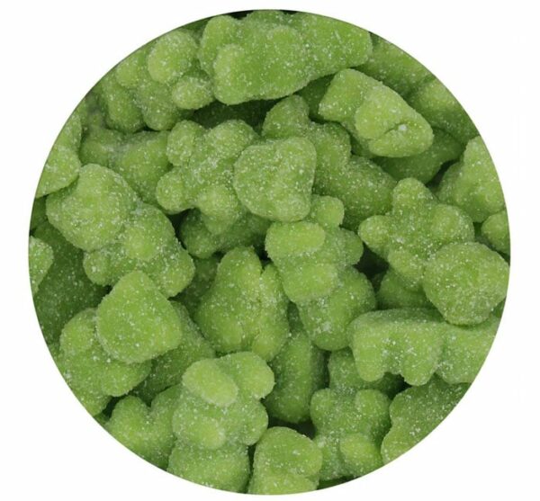 1/2 lb Sugared Green Gummy Bears