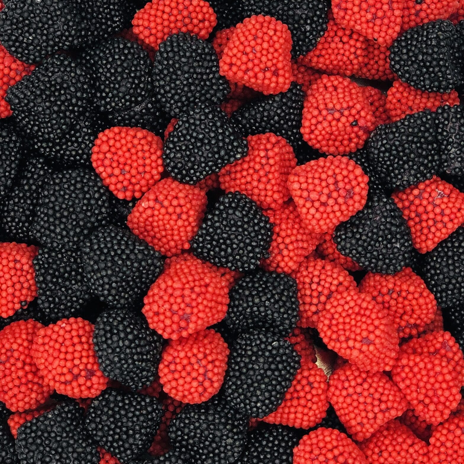 1/2 lb Raspberries and Blackberries NaperNuts & Sweets