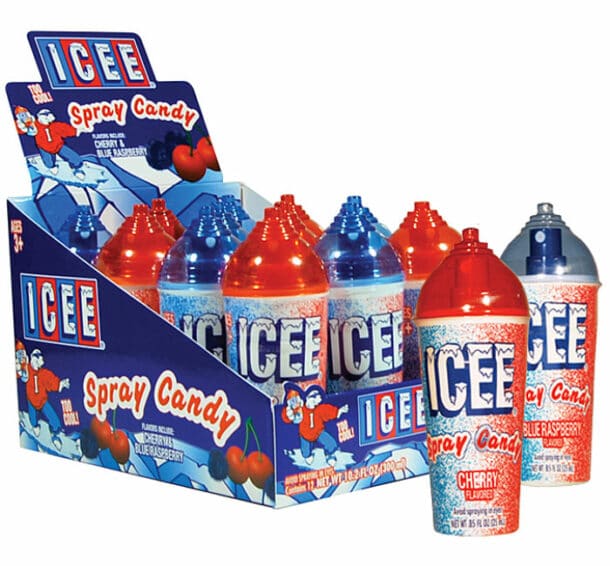 ICEE Spray Candy NaperNuts & Sweets